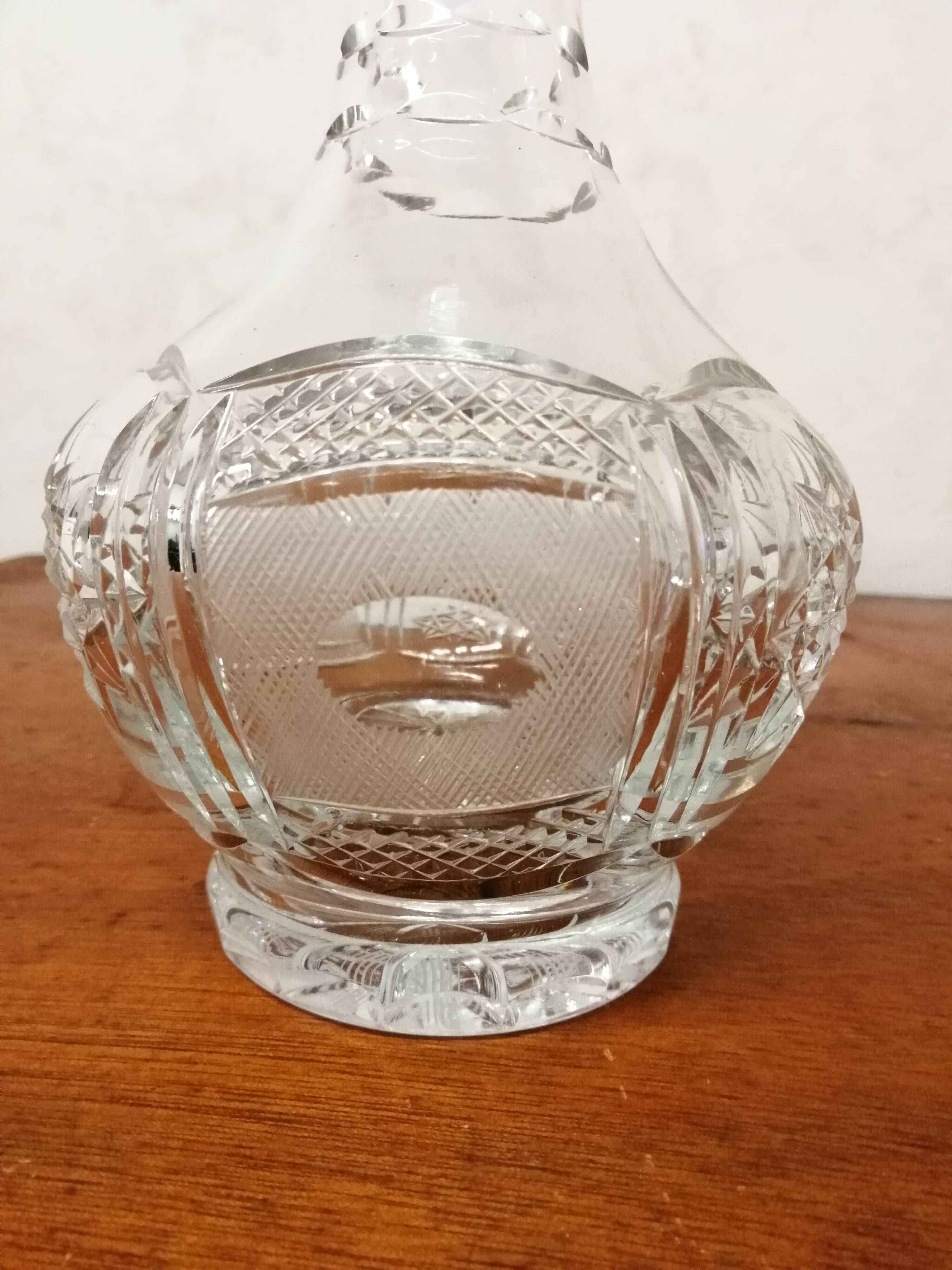 Cut Crystal Liqueur Carafe