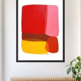 Peinture acrylique abstraite originale
