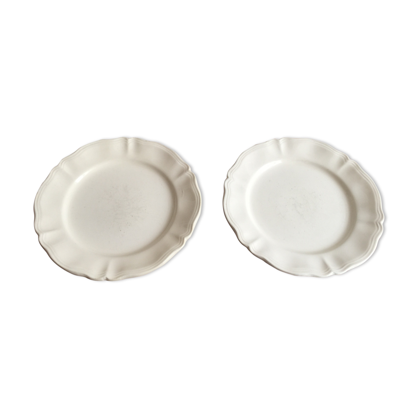 Set of 2 plates Sarreguemines