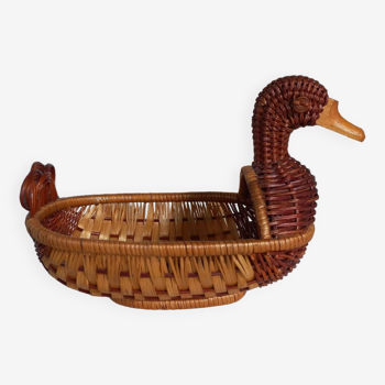 Basket basket empty pockets wicker duck