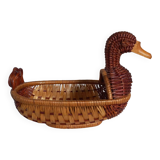Basket basket empty pockets wicker duck