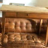 Solid wood farm table