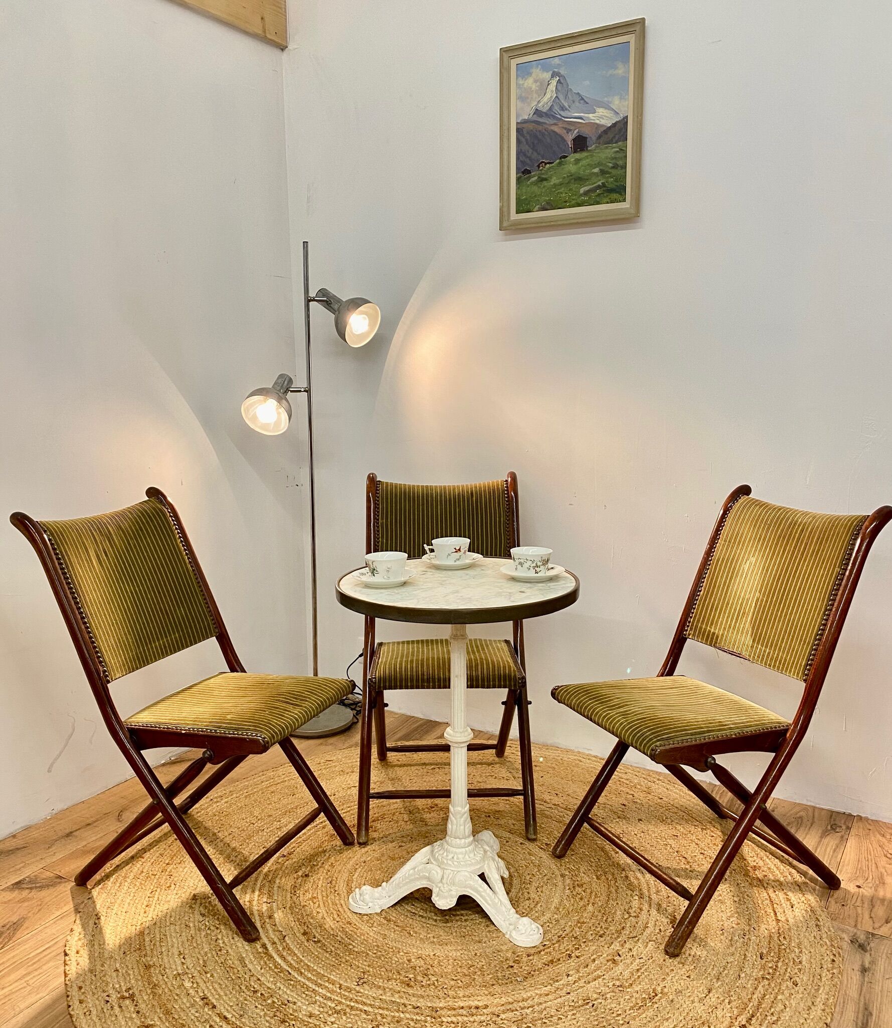 Table de bistrot dîtes "parisienne"