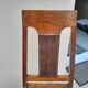chaises et banc en palissandre massif vintage