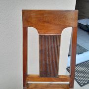 Vintage solid rosewood chairs and bench