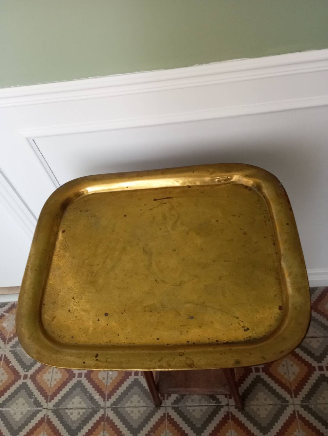 Brass tray