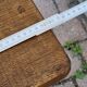 Brutalist farmhouse bench in solid oak 220 cm