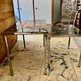 Vintage ceramic nesting tables