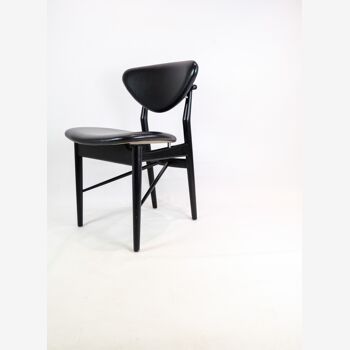 Chair, Finn Juhl, Black painted oak, House of Finn Juhl, model 108