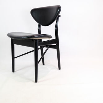 Chair, Finn Juhl, Black painted oak, House of Finn Juhl, model 108