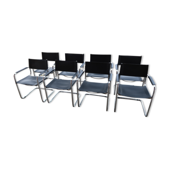 Lot de 8 chaises