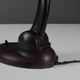 Art Deco desk lamp in brown Bakelite, model 11126, attributed to EKCO.