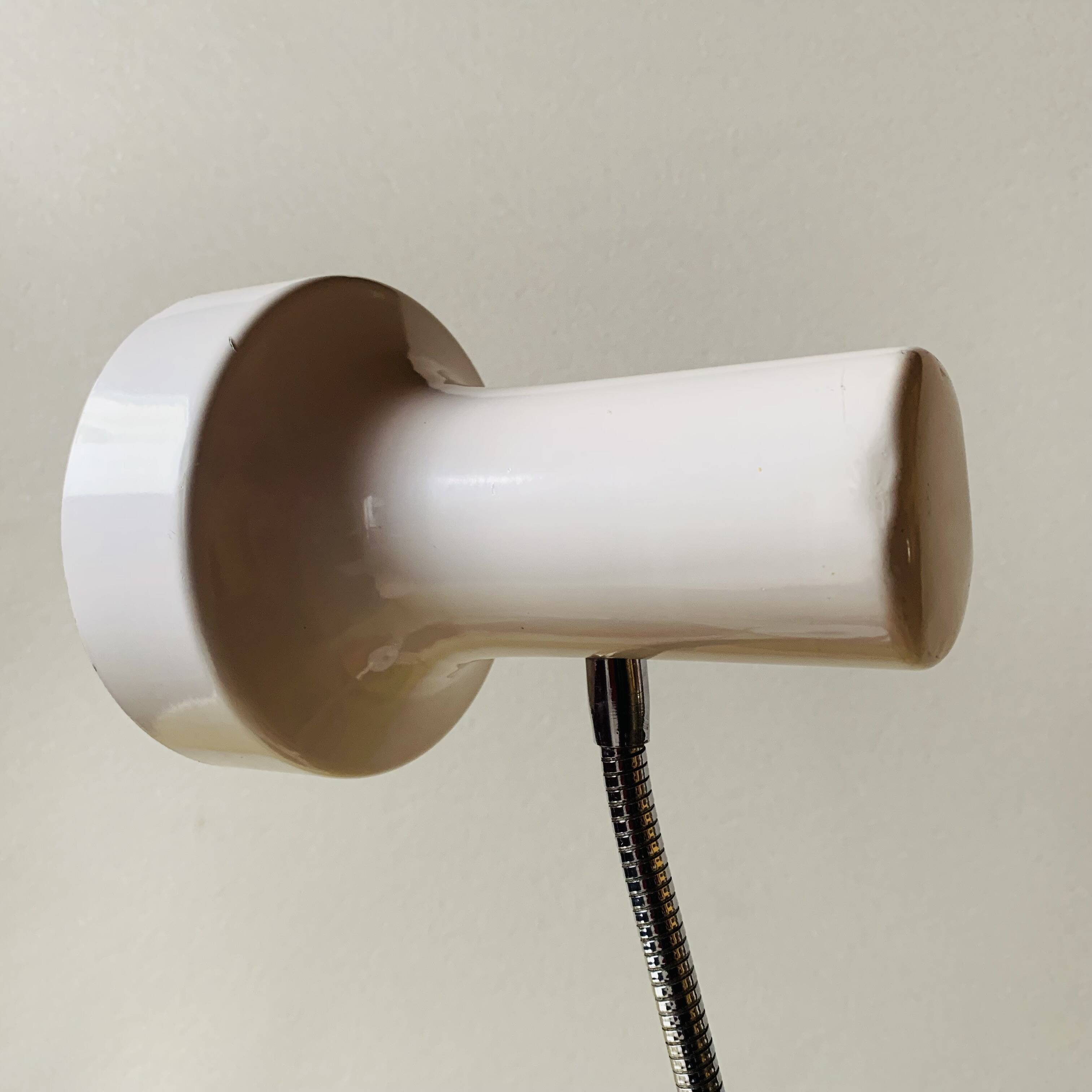 Vintage white bedside lamp