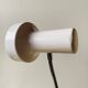 Vintage white bedside lamp