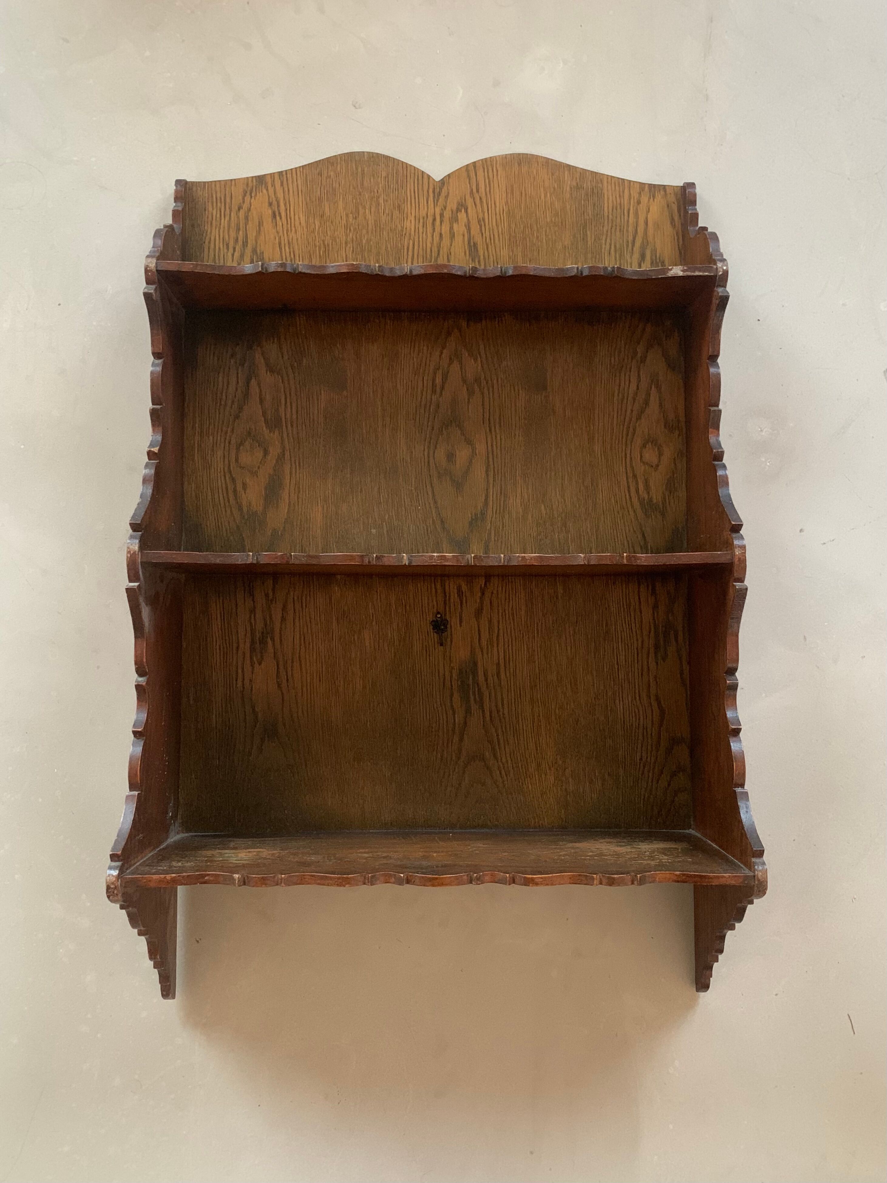 Antique wall shelf