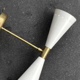 Pair of white cone appliques