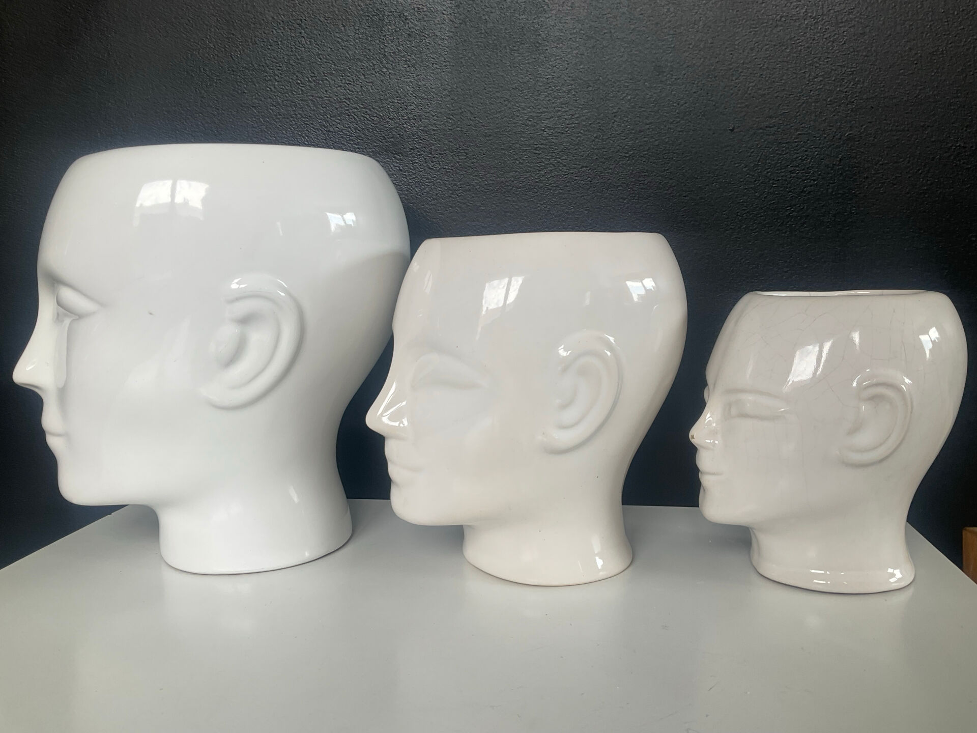 Vintage ceramic cache pot from the 1980s.