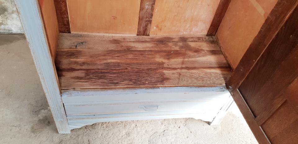 Art-deco style glazed cabinet