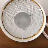 Vintage yellow Cubi Spot industrial pendant light