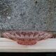 Vintage pink glass fruit bowl – ø 33 cm, h 7 cm