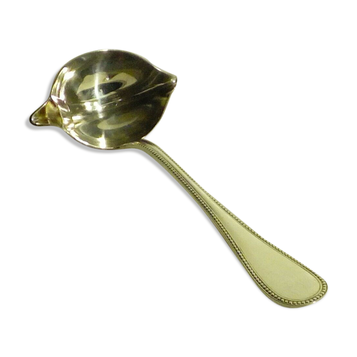 Cuillère en métal argenté Christofle modèle Perle