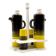 70s Design Condiment Set in Yellow & Brown Ceramic SIC Italy
