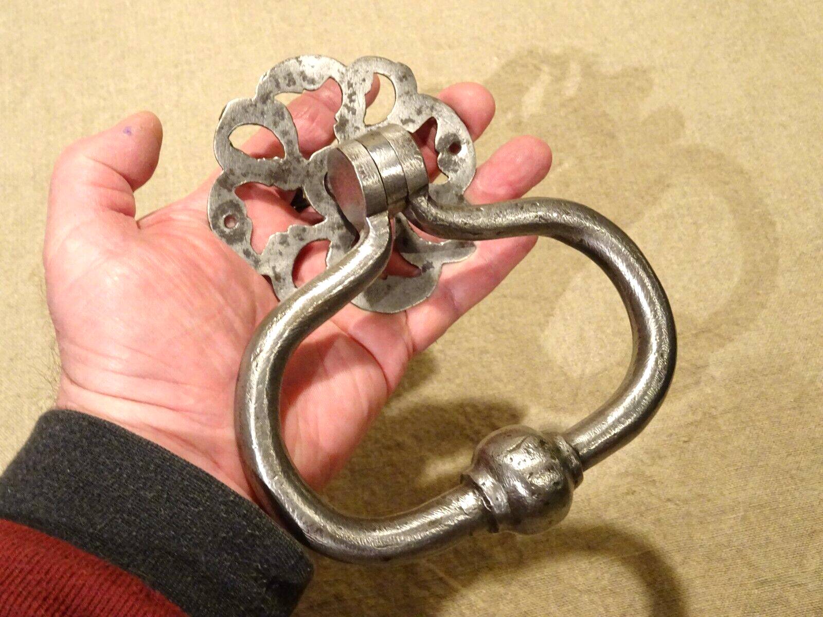 Old 18th 19th century wrought iron door knocker