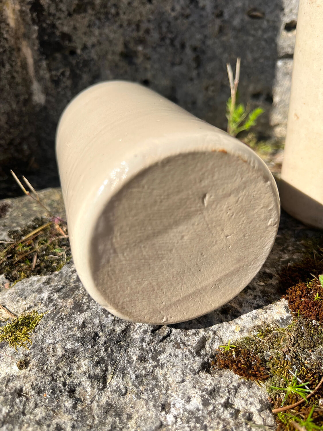 French stoneware grapefruit sparkling drink bottles