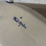 Desvres old Rouen faience plate