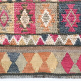 2x12 Narrow Vintage Runner Rug, 76x363Cm