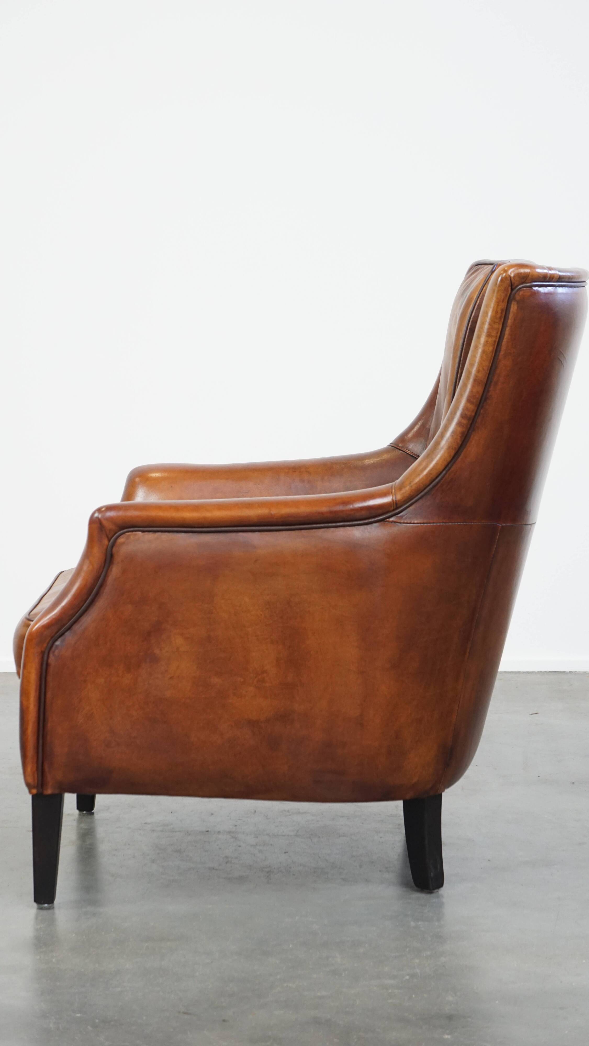 Fauteuil en cuir de mouton