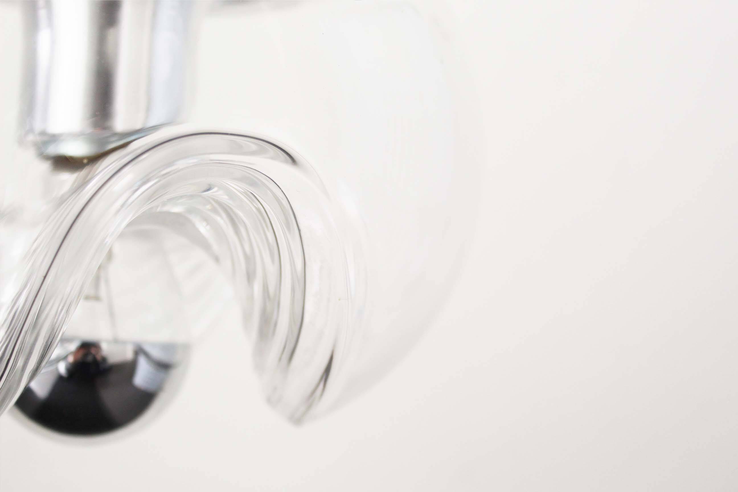 Petite ‘Futura’ pendant light by Koch & Lowy for Peill Putzler