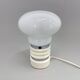 Mid-century Metal & Milk Glass Table Lamp, Italy