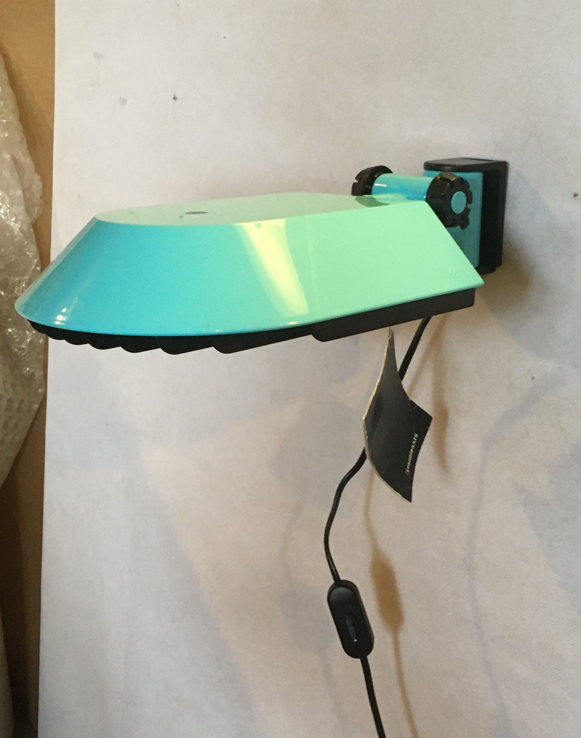 Mascot wallmounted desklamp by A&E Design for Fagerhult, Sweden. 1982.