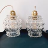 Set of two walking lamps