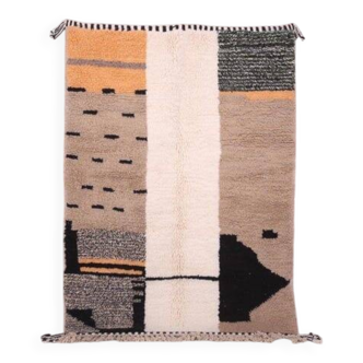 Handmade Berber wool rug from the Atlas, size 1.5/2.5 m.