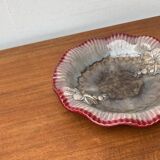 Large East German pottery bowl from the mid-century GDR by Strehla Keramik, 1960s.