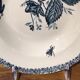 Hollow plate decor insects and strawberries, Manufacture Choisy the King, Iron Land, H Boulenger - Co.