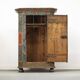 Folk art painted bridal wardrobe
