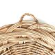 Round wicker platter or table centrepiece, 1970s