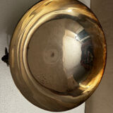 Large silver-plated metal centrepiece – handles in the shape of heads of a hare