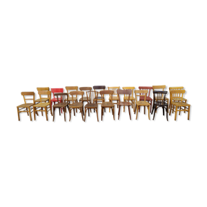 Lot de 20 chaise de bistrot