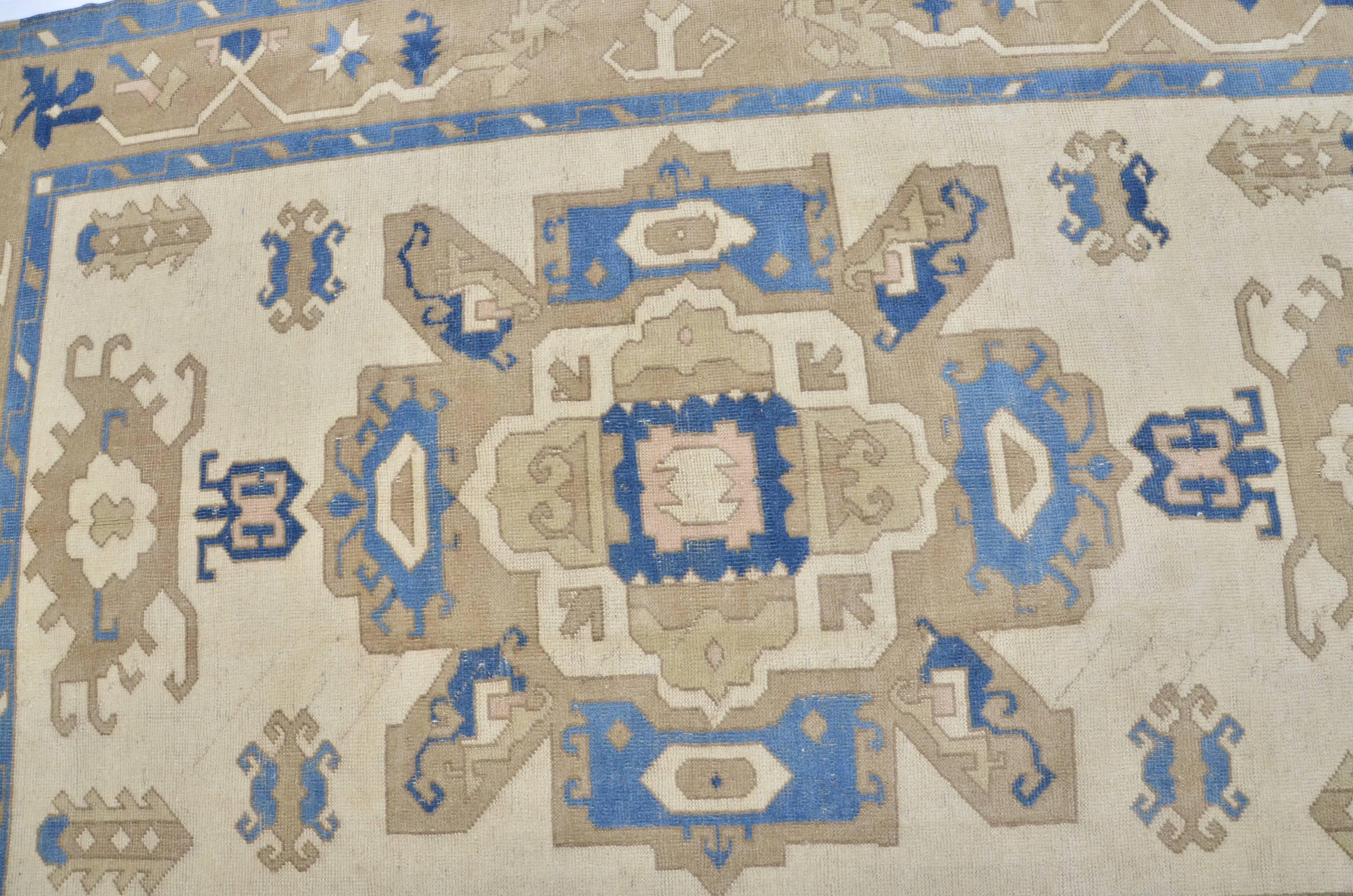 Oversized Oushak rug sku 3518