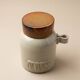 Vintage olive pot in glazed stoneware Arts-Céram Grand Feu 1950-1960