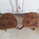 Oak triptych stools