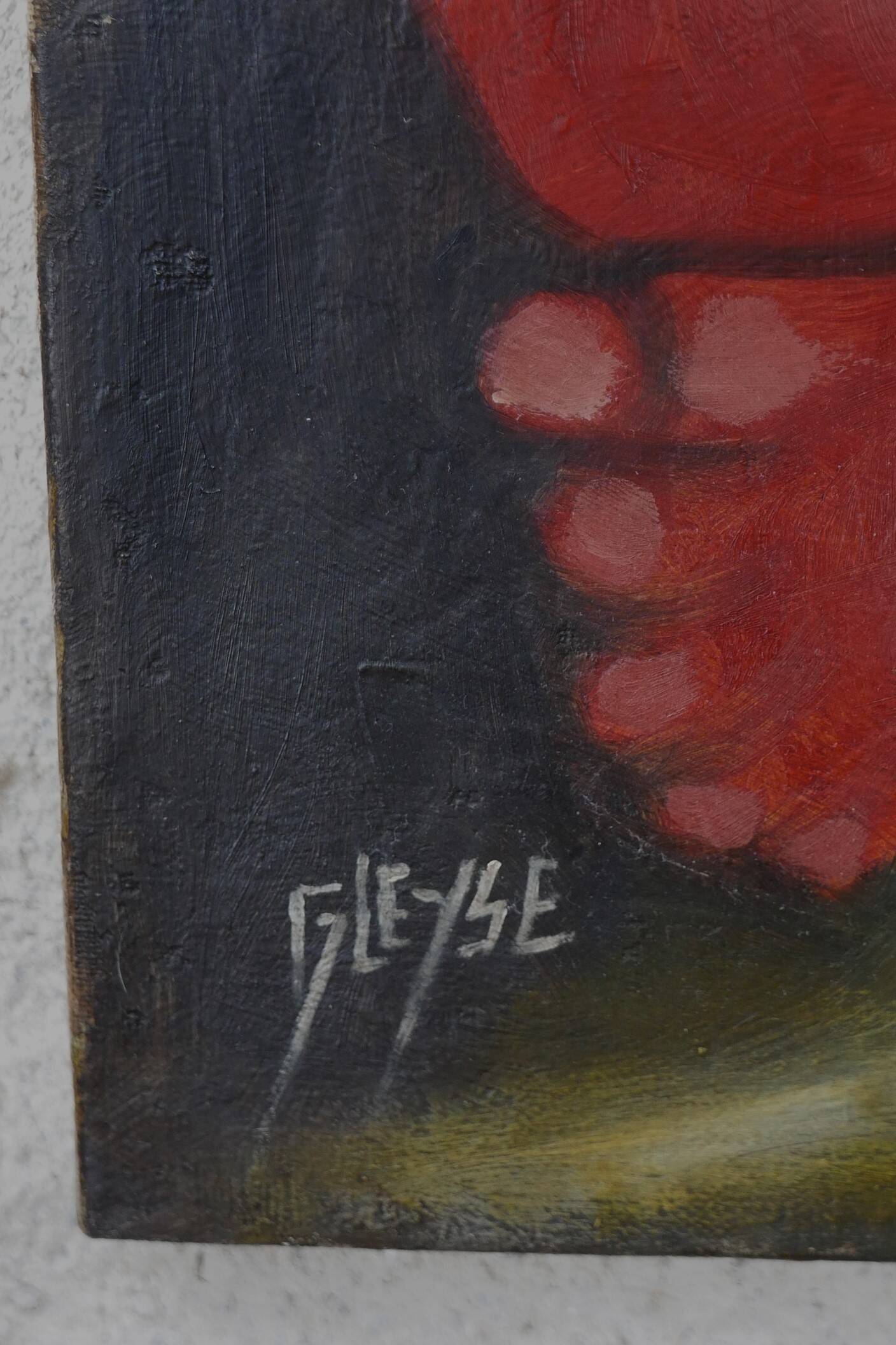 Tableau "Nude Cubist" HST signed Gleyse