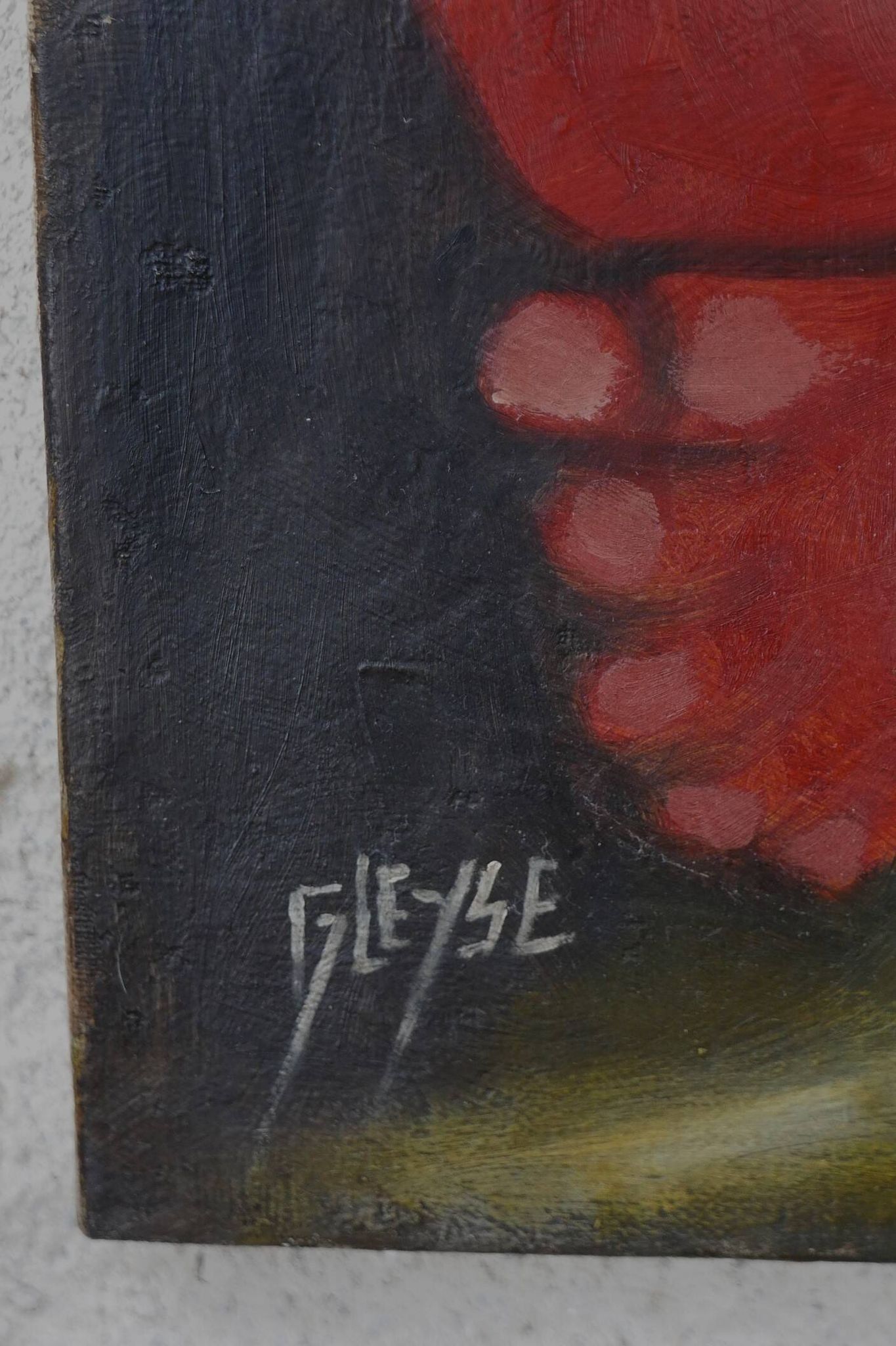 Tableau "Nue Cubiste", huile sur toile signée Gleyse