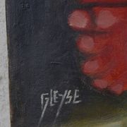 Tableau "Nue Cubiste", huile sur toile signée Gleyse