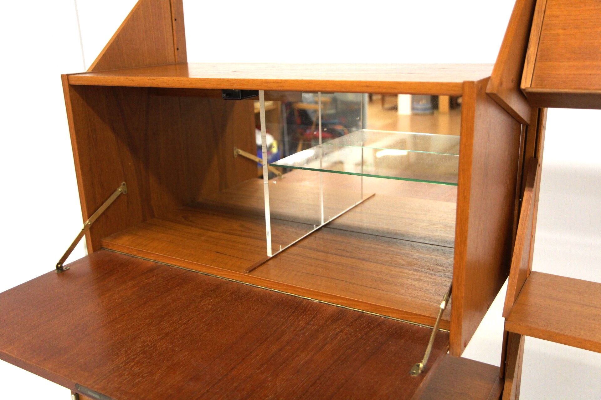 Teak "system" library, Denmark, 1960