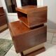 Pair bedside Scandinavian vintage teak year 70 SIMAT DUBINSKI
